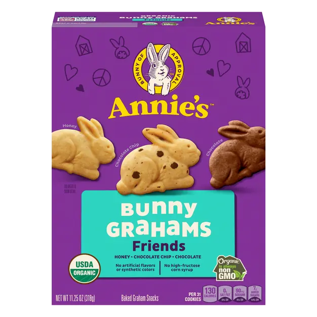 Organic Friends Bunny Graham Crackers