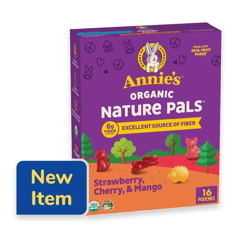 Organic Nature Pals Fiber Fruit Flavored Snacks