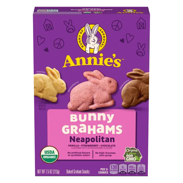 Organic Neapolitan Bunny Graham Crackers