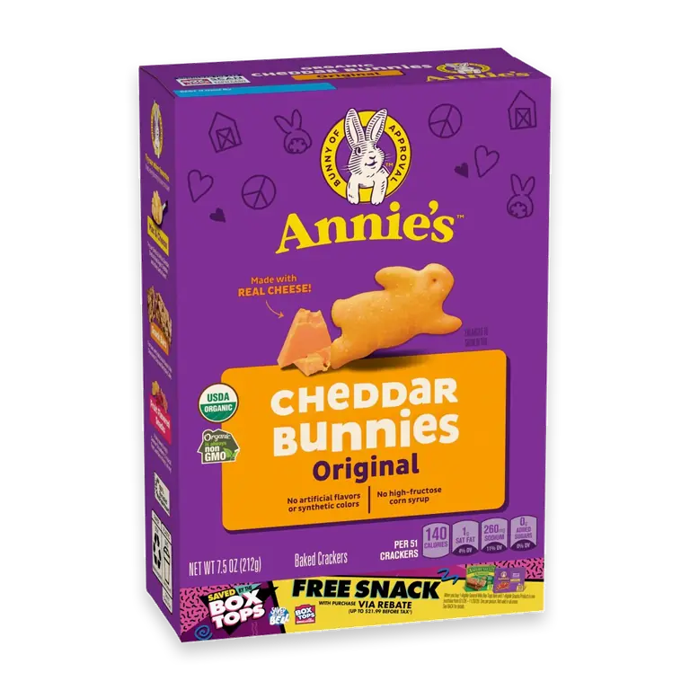 Organic Original Cheddar Bunnies Crackers