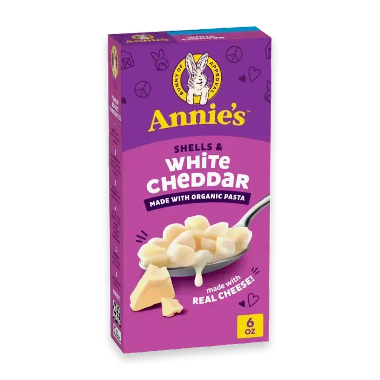 Organic Shells Pasta and White Cheddar Cheese