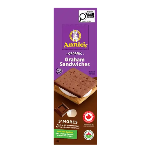 Organic S'mores Graham Sandwiches Chocolate And Marshmallow 226 g