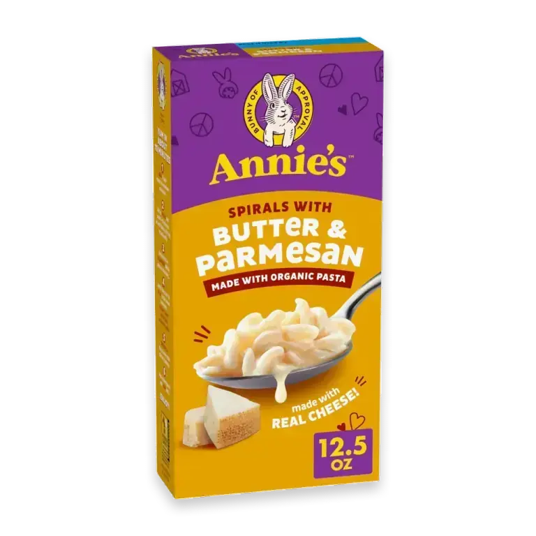 Organic Spirals Pasta with Butter and Parmesan Cheese