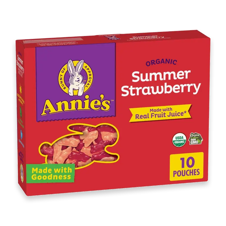 Organic Summer Strawberry Fruit Flavored Snacks