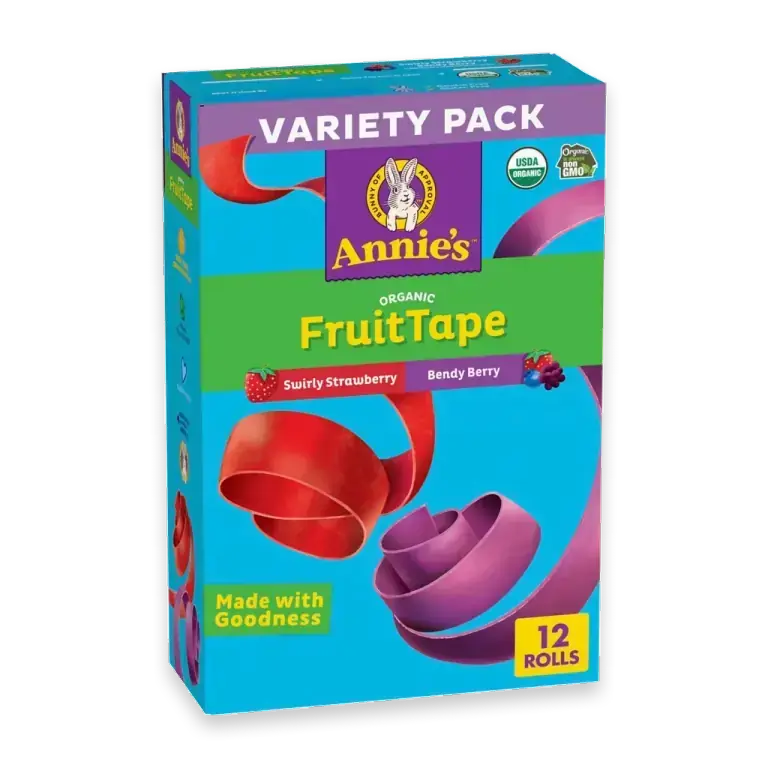 Organic Swirly Strawberry and Bendy Berry Fruit Tape