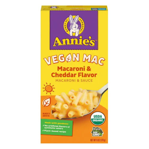 Organic Vegan Macaroni & Cheddar