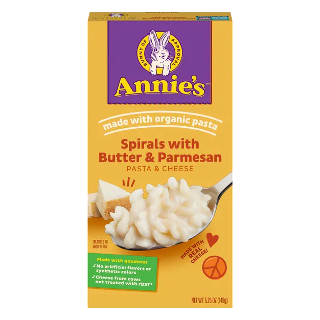 Pasta & Cheese Spirals with Butter & Parmesan