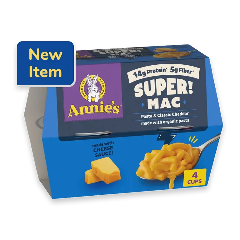 Protein Super! Mac Microwave Pasta and Classic Cheddar Cups