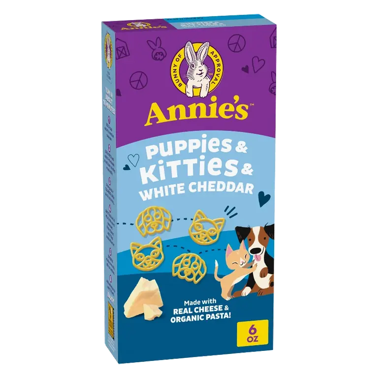 Puppies & Kitties & White Cheddar Pasta Mac N Cheese