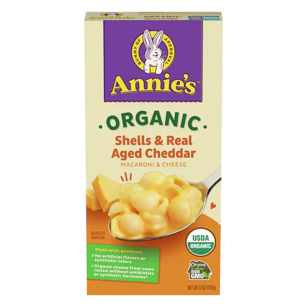 Shells & Real Aged Cheddar Macaroni & Cheese Organic