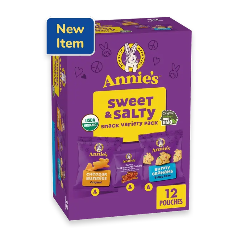 Sweet and Salty Organic Kids Snack Variety Pack
