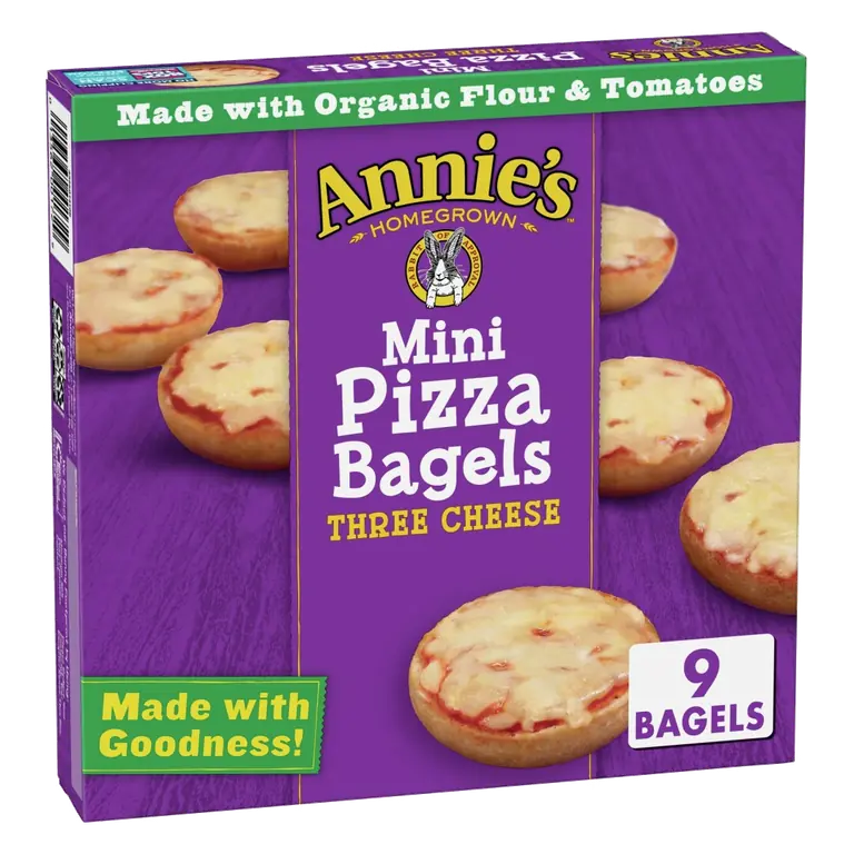 Three Cheese Mini Pizza Bagels
