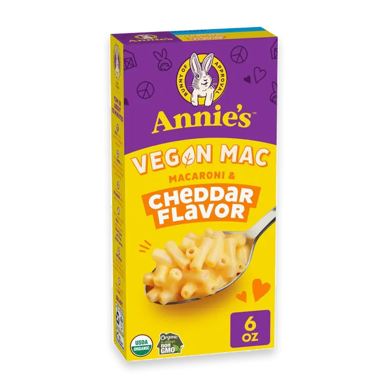Vegan Organic Mac and Cheddar Flavor Pasta and Sauce