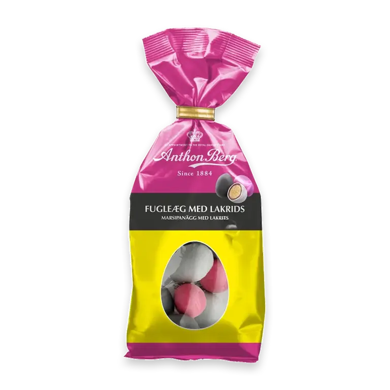 Marsipanägg Lakrits 124g