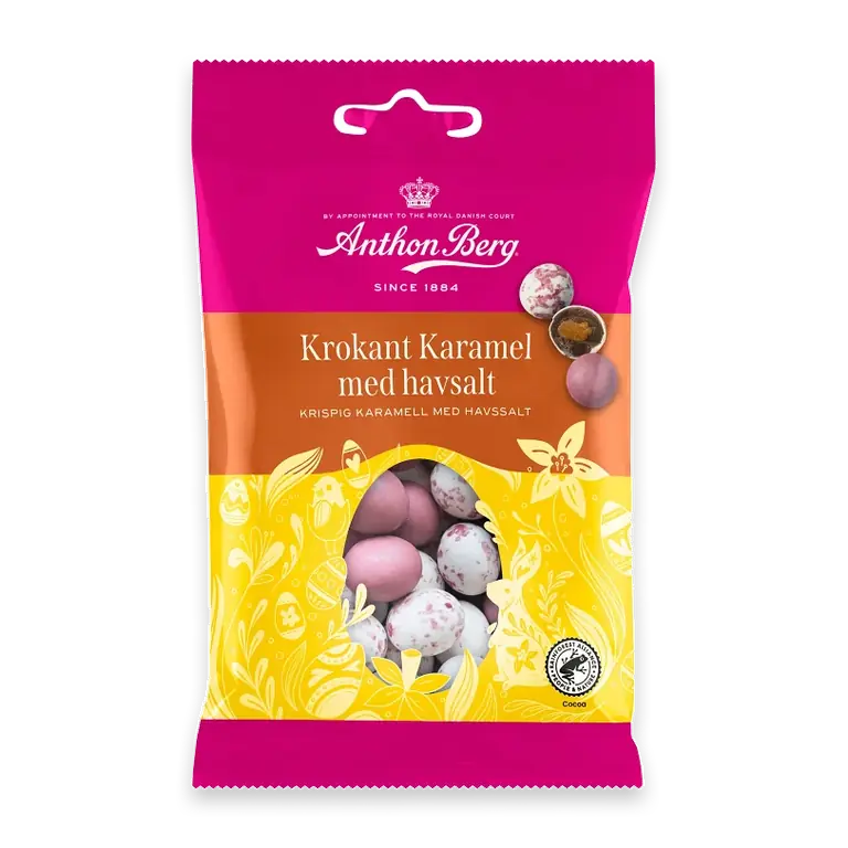 Påsk Dragé Krokant Karamel med havssalt 80g