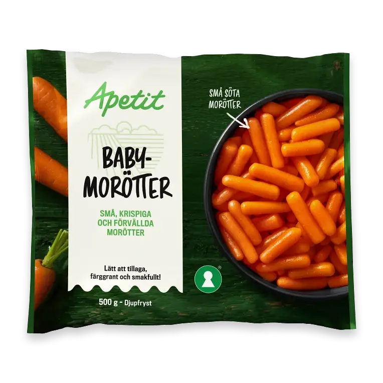 Baby morötter 500g