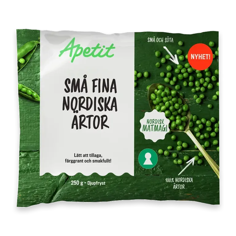 Små fina nordiska ärtor 250g