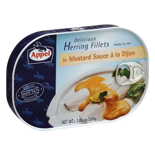 Herring Fillets, in Mustard Sauce a la Dijon