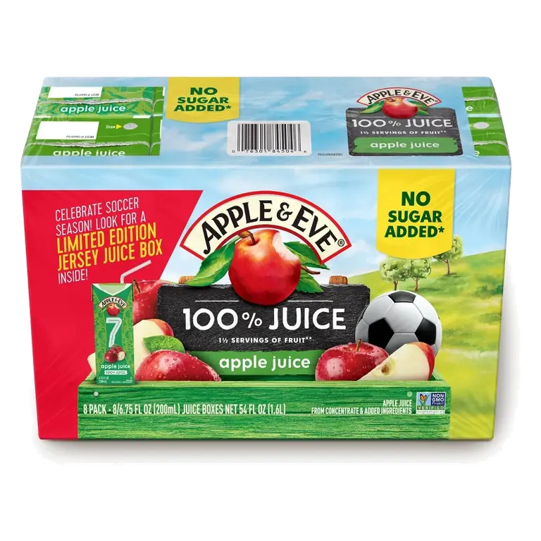 Apple & Eve Apple Fruit Juice, 8pk/6.75 fl oz