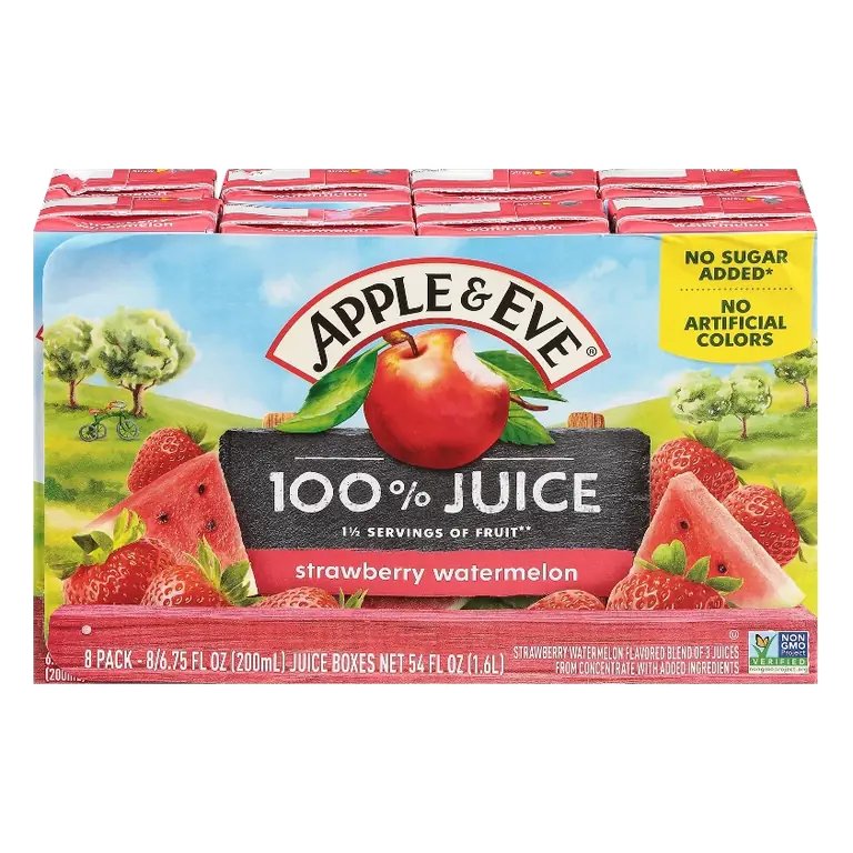 Apple & Eve Strawberry Watermelon Fruit Juice, 8pk