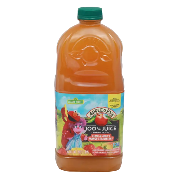 100% Apple Juice Elmo & Abby's Mango Strawberry