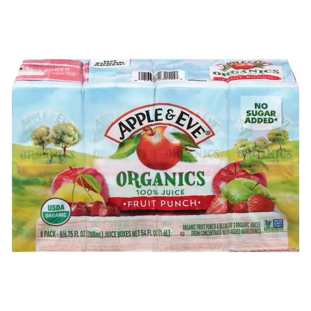 Organics Fruit Punch Juice Boxes - 8 pk
