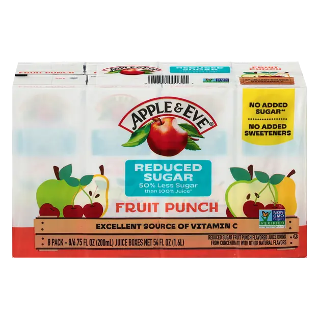 Reduced Sugar Fruit Punch - 8 pk
