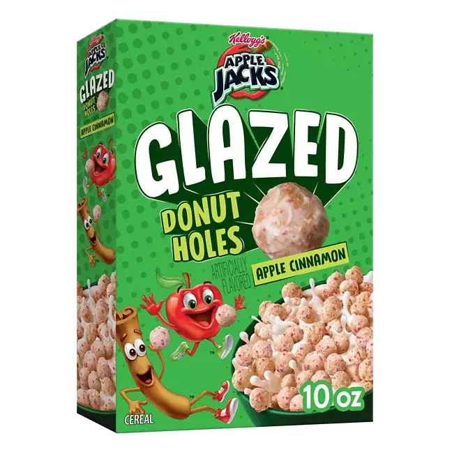 Glazed Donut Holes Apple Cinnamon Cereal