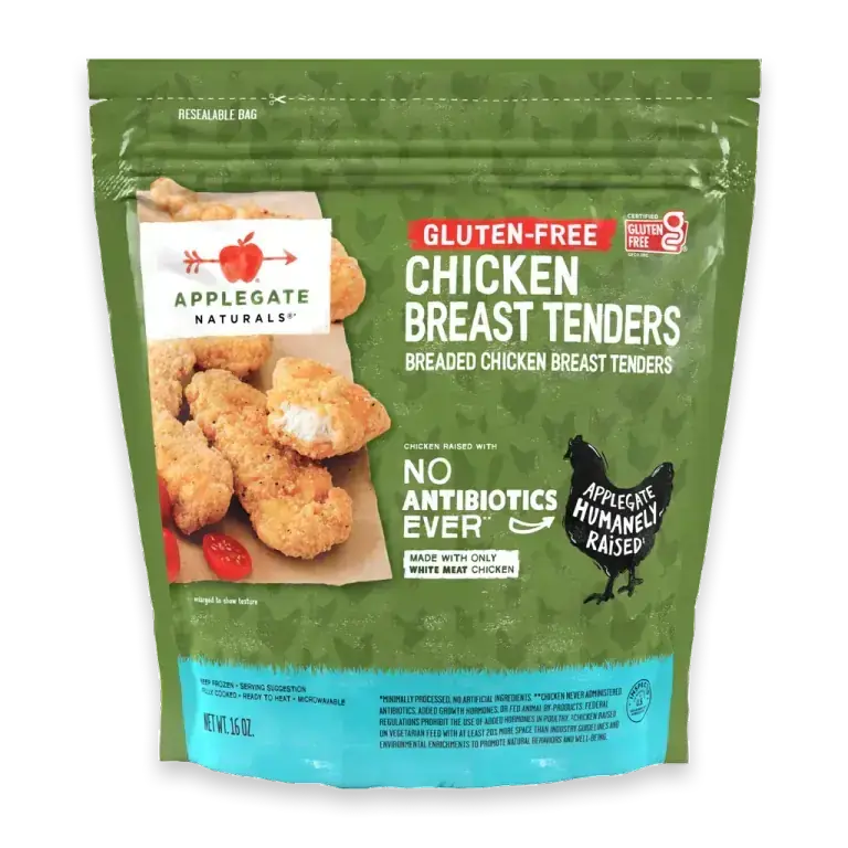 All Natural Gluten-Free Frozen Breaded Chicken Breast Tenders
