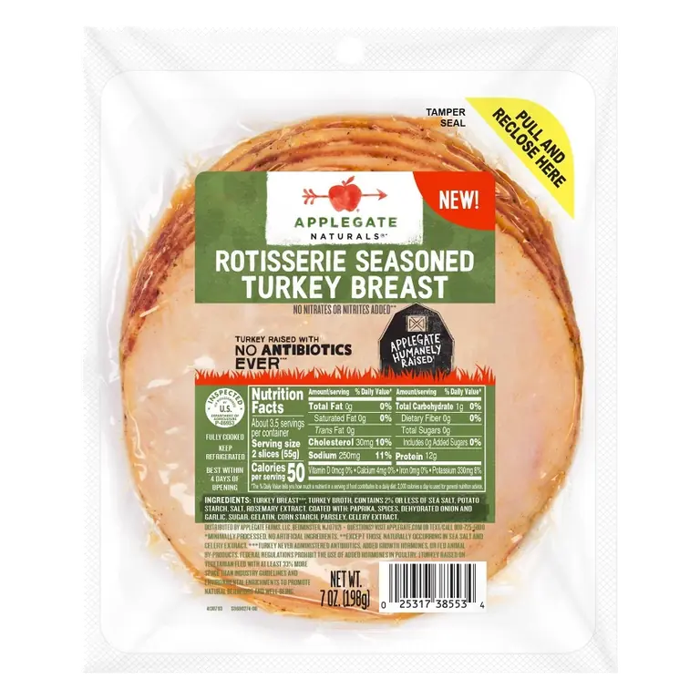 Applegate Farms Rotisserie Turkey Breast, 7oz