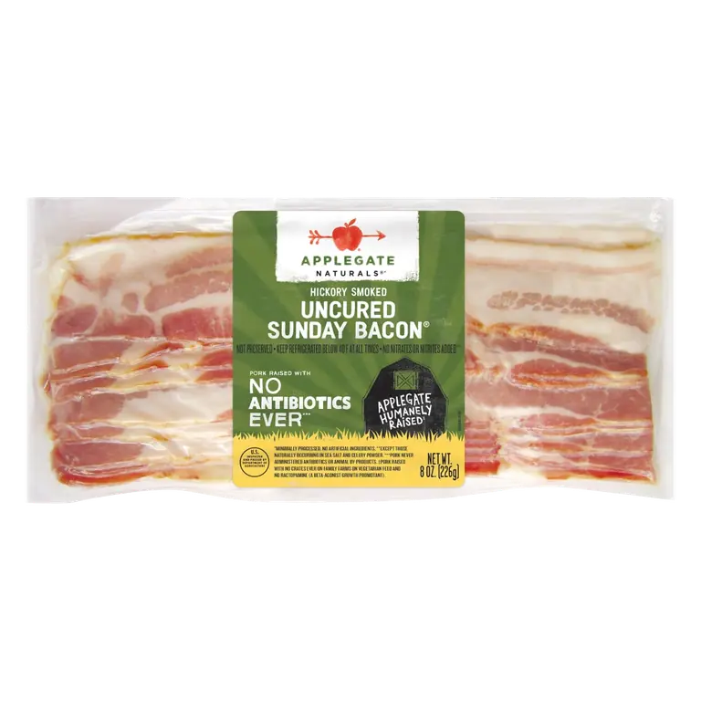 Hickory Smoked Uncured Sunday Bacon