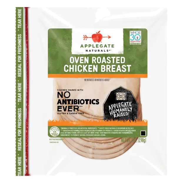 Naturals Antibiotic Free Oven Roasted Chicken Breast Sliced