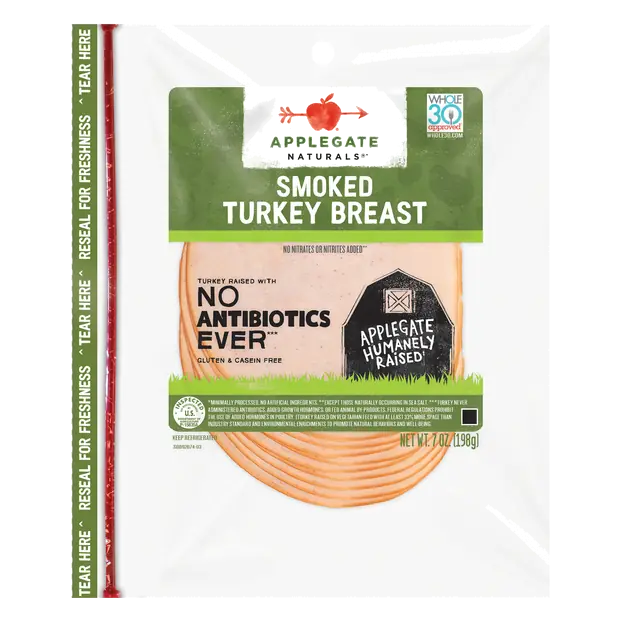 Naturals Antibiotic Free Smoked Turkey Breast Sliced