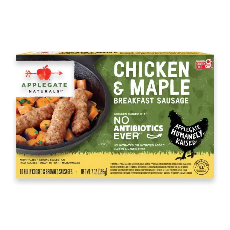 Naturals Chicken & Maple Breakfast Sausage 10 Each