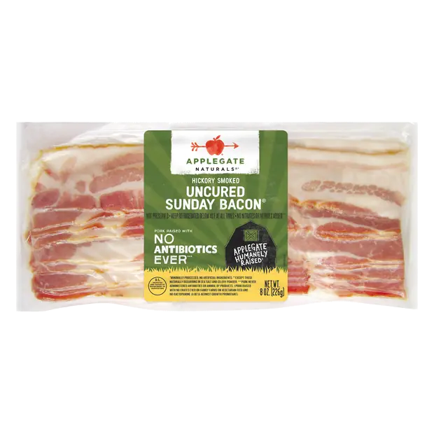 Naturals Hickory Smoked Uncured Sunday Bacon Sliced