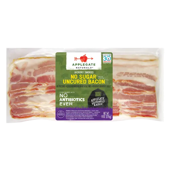 Naturals No Sugar Hickory Smoked Uncured Bacon Sliced