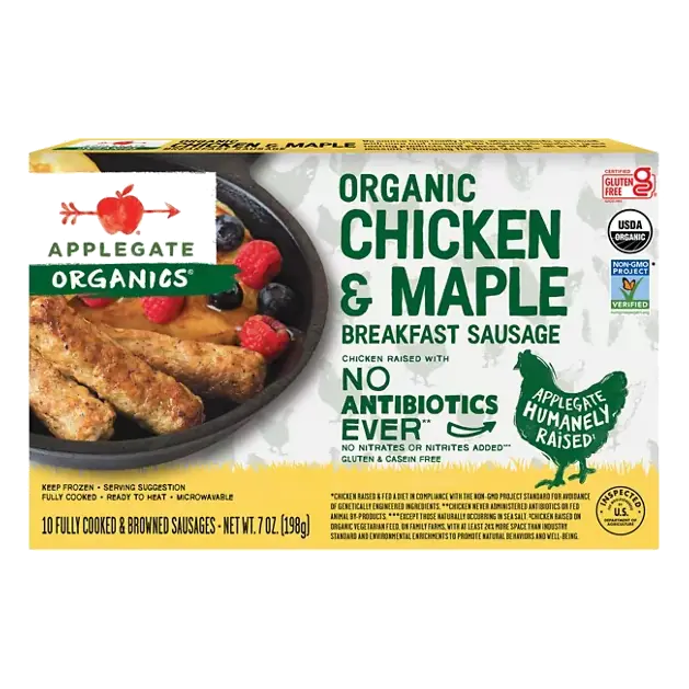 Organic Chicken & Maple Breakfast Sausage