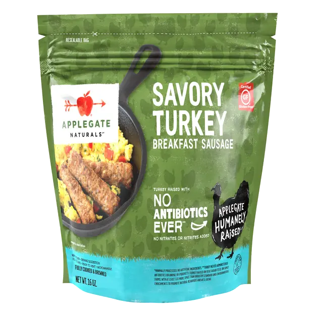 Naturals Savory Turkey Breakfast Sausage Frozen