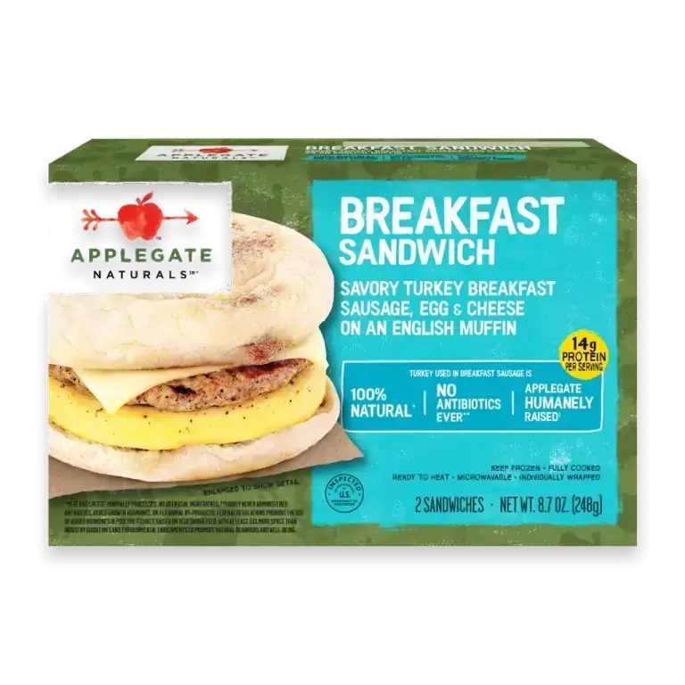 Turkey Breakfast Sausage Sandwich (Frozen)