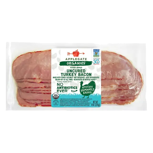 Organics Hickory Smoked Uncured Turkey Bacon