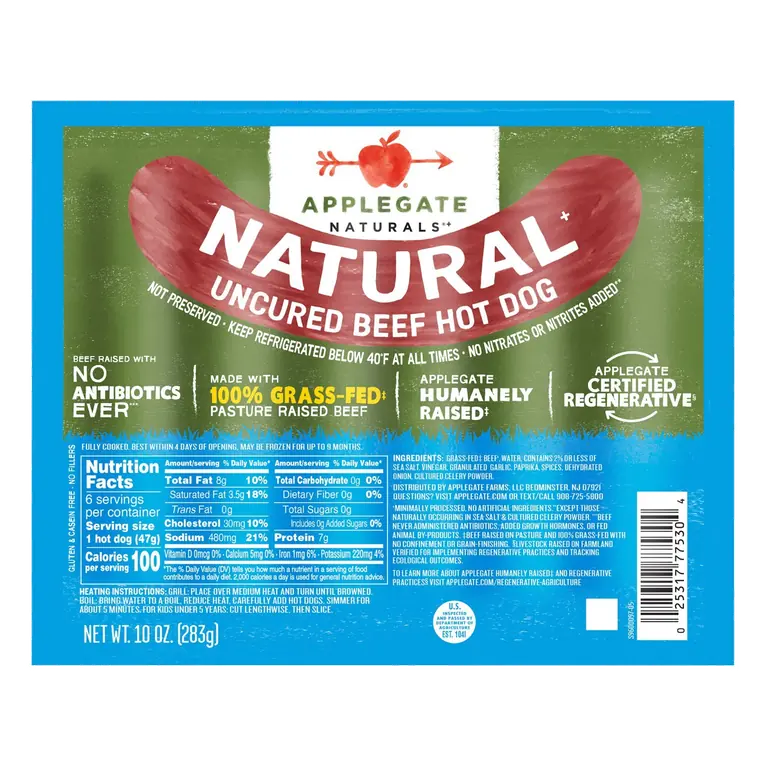 Uncured Beef Hot Dog