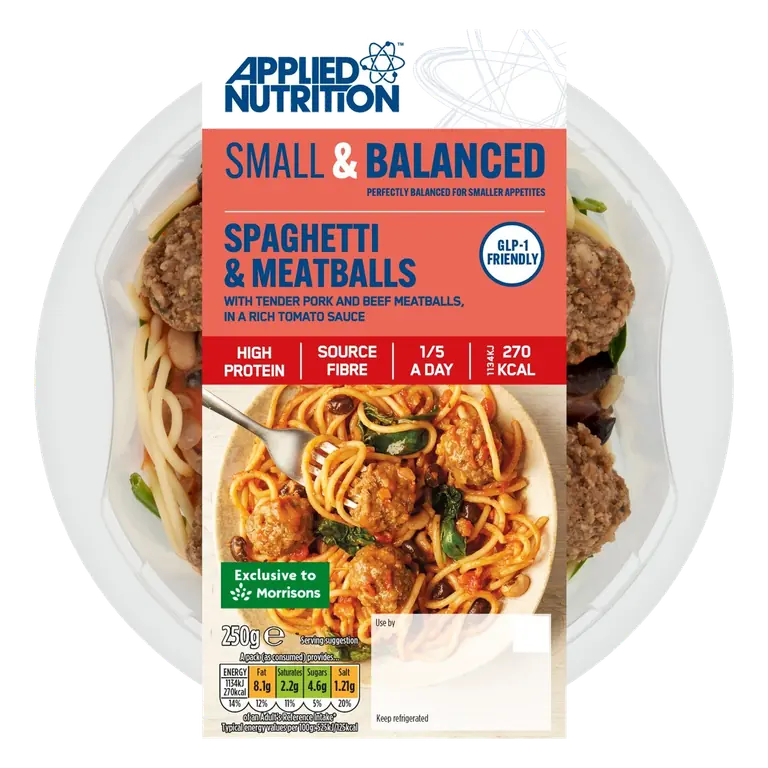 GLP-1 Friendly Spaghetti & Meatballs With Beans & Spinach