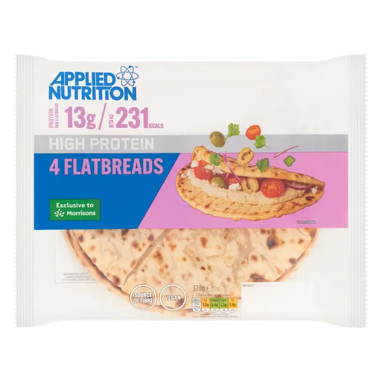 High Protein 4 Plain Flatbreads