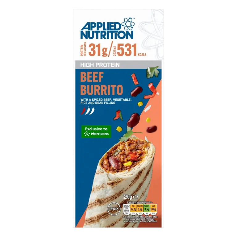 High Protein Beef Burrito
