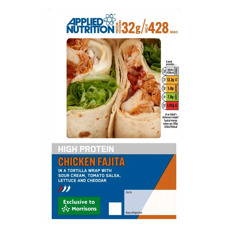 High Protein Chicken Fajita Wrap 219g