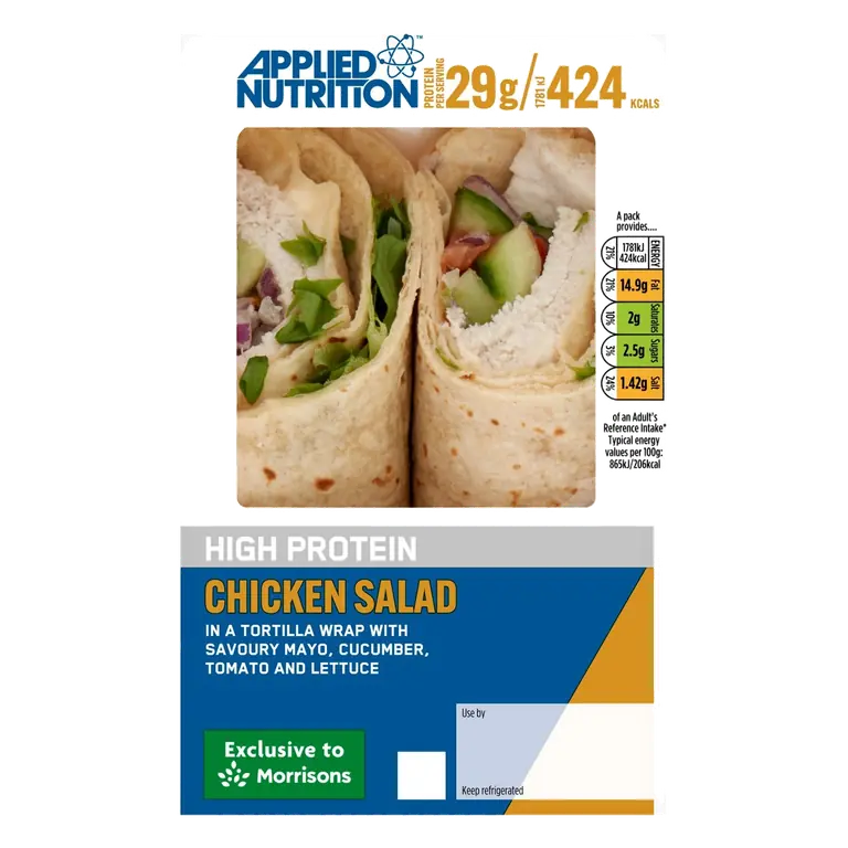 High Protein Chicken Salad Wrap 206g