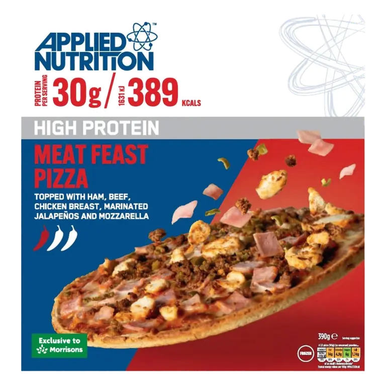 High Protein Meat Feast Pizza 390g