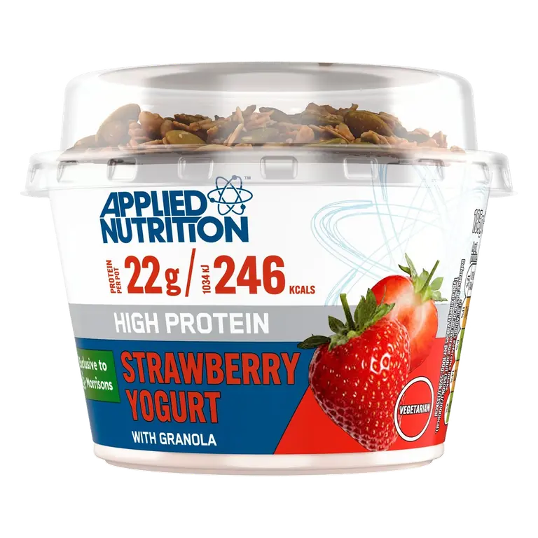 Strawberry Protein Yog With Granola