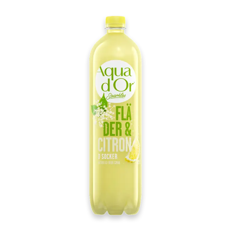 Kolsyrat vatten Fläder & citron Sockerfri