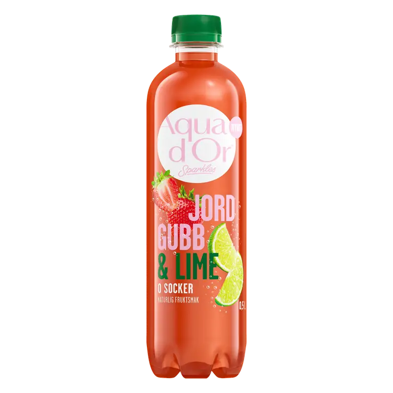 Kolsyrat Vatten Jordgubb & Lime